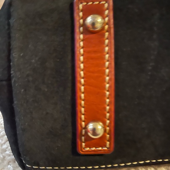 Dooney & Bourke Black and Brown Shoulder Bag - Picture 3 of 9